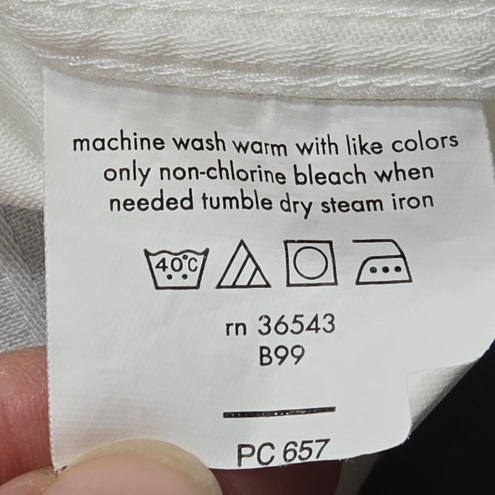 Donald J Trump White Shirt Long Sleeve Button Up Muted Stripe Mens Big Size 18.5 - Picture 7 of 7